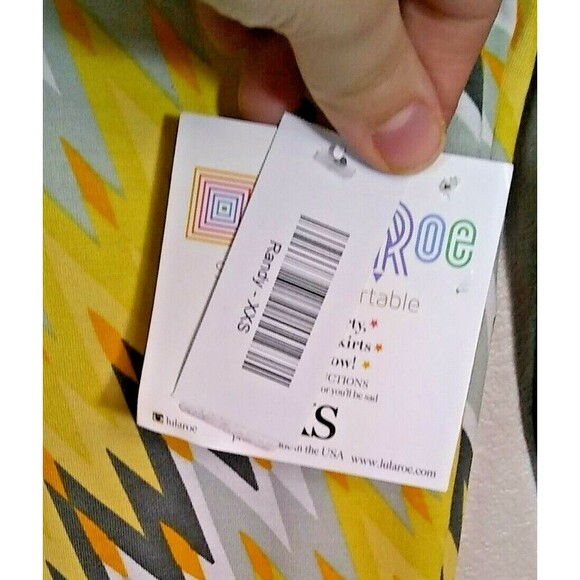 LuLaRoe Randy & Classic T Shirt Multicolored Lot of 2 Womens XXS Shirt - Picture 5 of 16